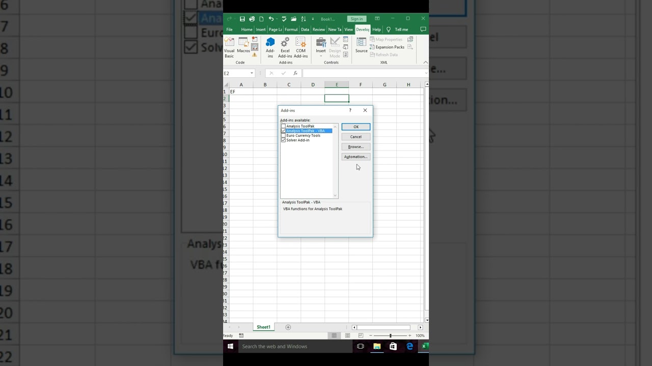 How to Excel Add ins available in MS Excel