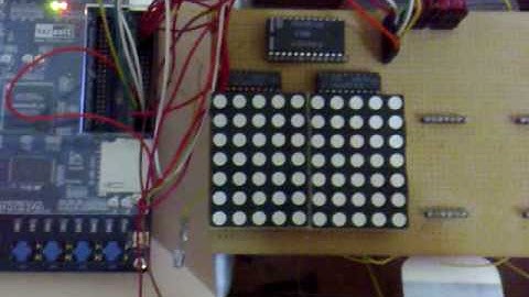 FPGA-LED Matrix Board