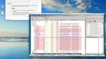 Initial dynamic analysis of an unknown binary file