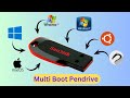 Multi Boot OS in One Pendrive How to create !!