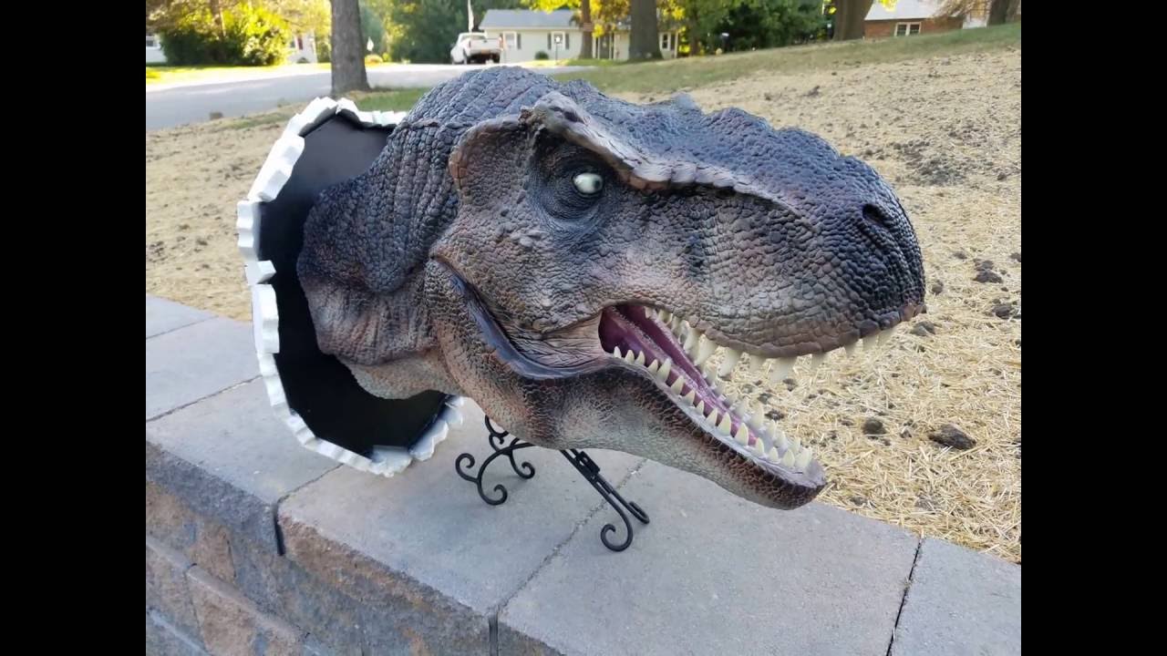 Jurassic Park Dinosaur T-Rex Wall Mount Bust Prop Replica ...