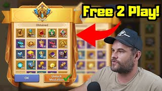 Spending Rhinestone on a Free 2 Play Account | Castle Clash