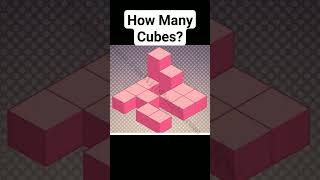 Can You Solve the Spatial Puzzle? Count The Cubes! #spatialreasoning #spatialpuzzles #picturepuzzles