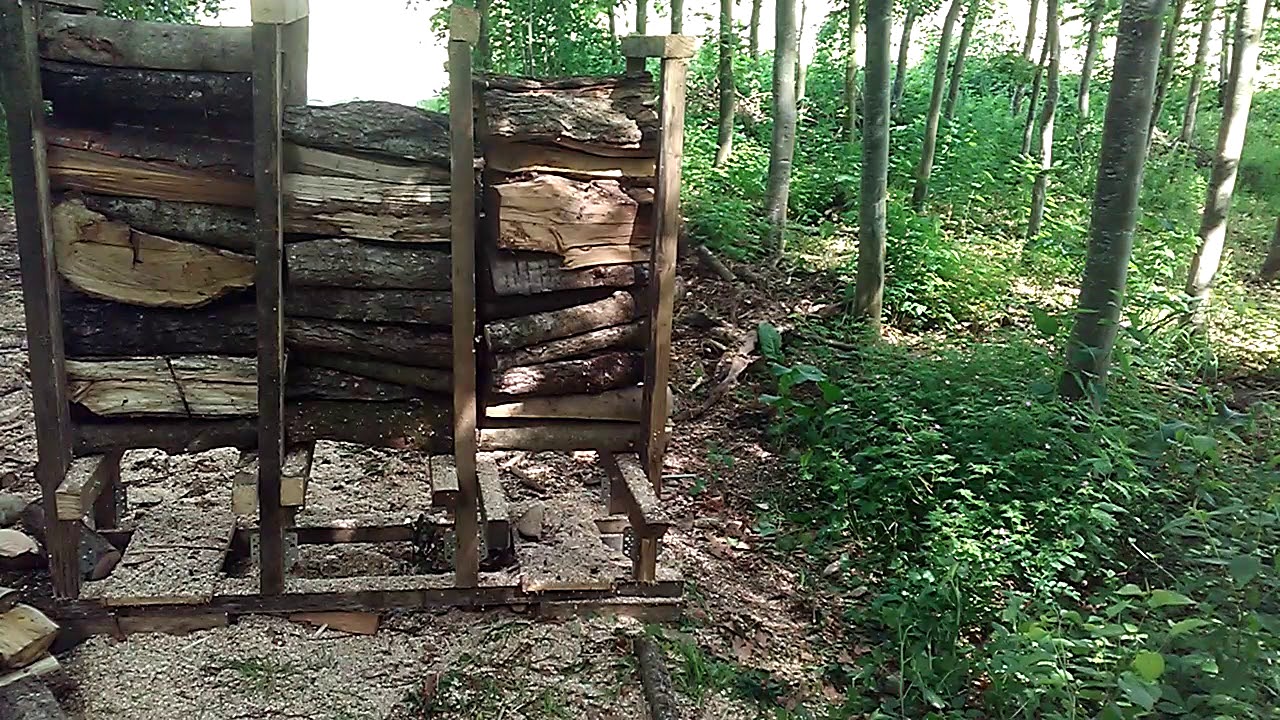 Rêves boisés - Fabrication d'un chevalet de sciage pour