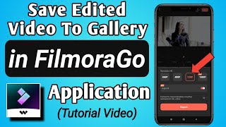 How to Save Edited Videos to Your Gallery in FilmoraGo screenshot 5