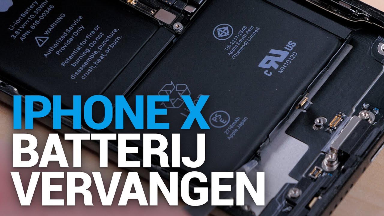 X batterij vervangen? in 30 minuten | Fixje