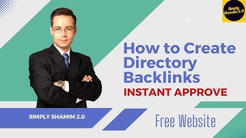 How to create directory submission backlinks in 2024 | directory submission backlinks 2024