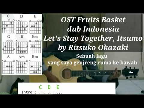 Asal Bunyi : OST Opening Fruits Basket 2001 (dub Indonesia) & Simplified Chord