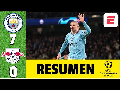 HAALAND MARCÓ 5 GOLES en NOCHE HISTÓRICA. Manchester City, A CUARTOS de final | Champions League