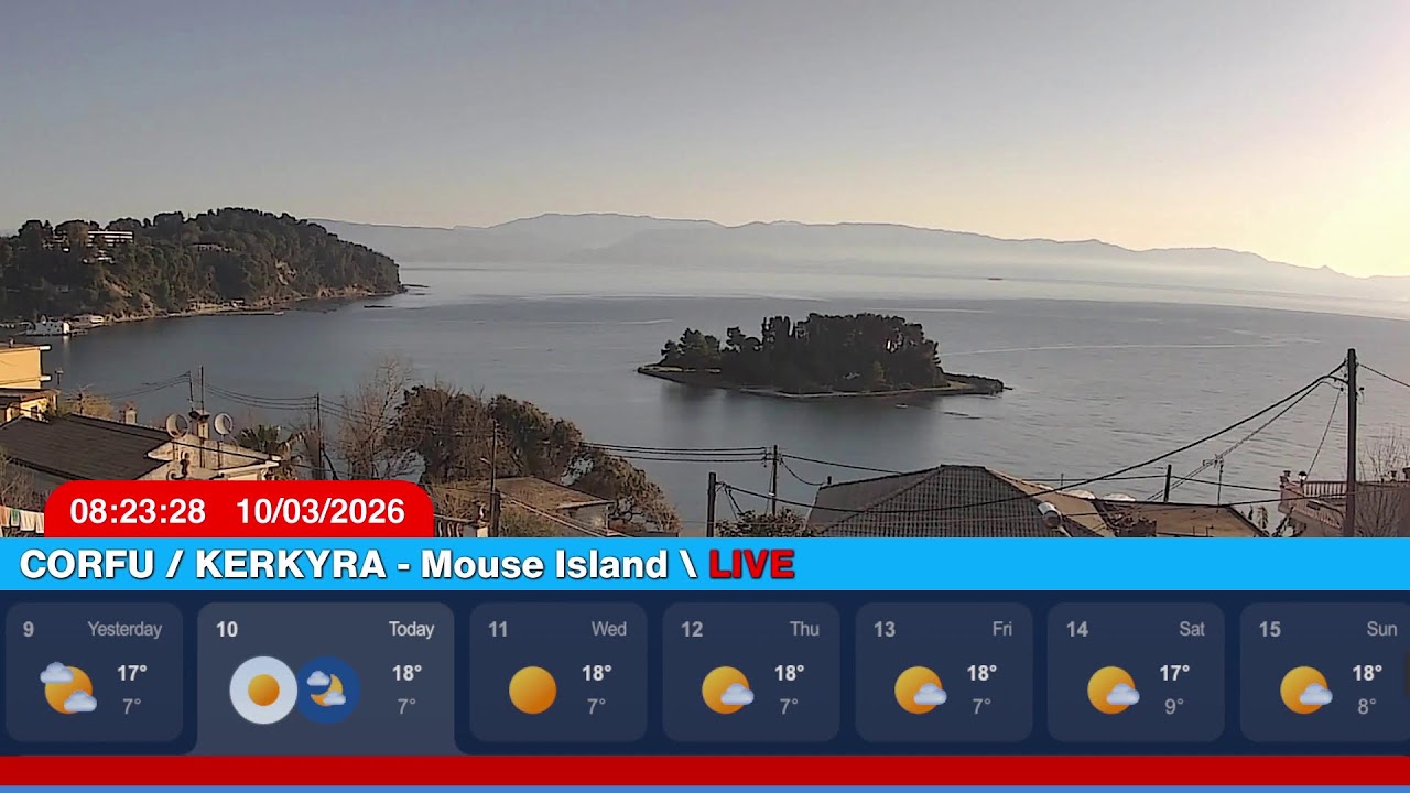 Corfu / Kerkyra, Greece LIVE