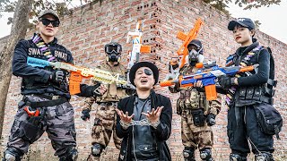 LTT Game Nerf War : Captain Warriors SEAL X Nerf Guns Fight Criminal Group One Eye Mafia