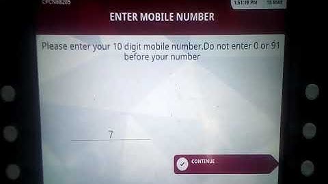 How to change your axis bank mobile number from ATM