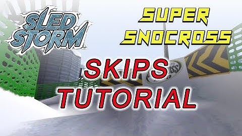 Sled Storm Super Snocross Skips Tutorial