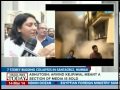 Mobile footage building collapse Santa