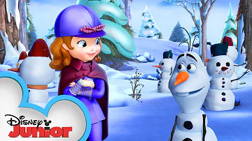 Olaf's lost?! | Sofia the First | @disneyjunior