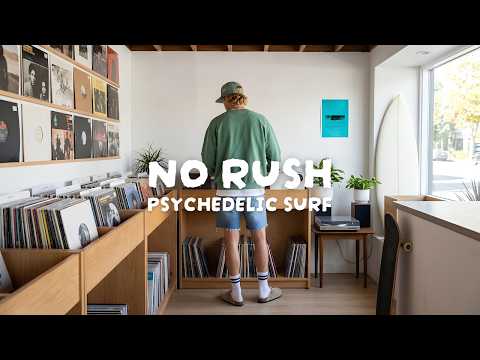 Psychedelic Surf Music 🎧 Record Store Morning, No Rush | 1 Hour Guitar BGM for Work, Study & Focus