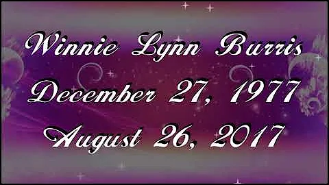 In Memory of Winnie Lynn Burris