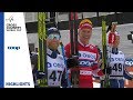 Highlights | Bolshunov puts pressure on Klaebo | Men's 15 km. | Falun | FIS Cross Country