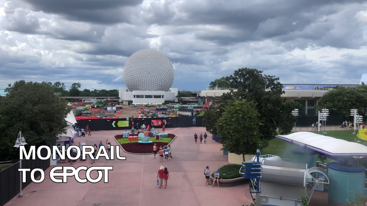 Ticket and Transportation Center to Epcot (World Celebration Side)  July 2021 | Walt Disney World