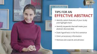 How to Write an Effective Abstract & Choose the Right Keywords for Research Papers