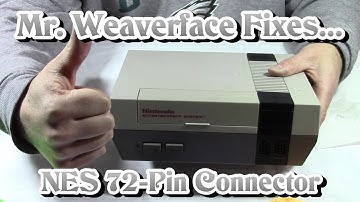 The DIY How to Repair Nintendo NES with New 72 Pin Connector (Fixes Blinking Light)