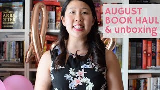 August Book Haul + Unboxings 2017