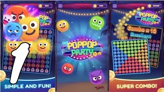PopPopParty- Emoji Puzzle Gameplay Walkthrough #1 (Android, IOS) screenshot 2