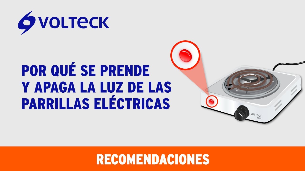 Parrilla eléctrica 2 quemadores, rectangular, Volteck Basic, Estufas  Eléctricas (Parrillas), 23032