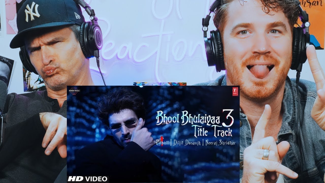 Bhool Bhulaiyaa 3 - Title Track | Kartik A | Pitbull, Diljit,REACTION!!