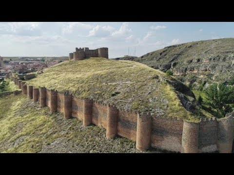 Ruins of a Medieval Castle in Berlanga De Duero, Soria, Spain | Stock Footage - Videohive
