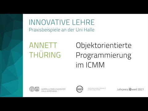 @ward 2021 | Annett Thüring: Objektorientierte Programmierung im ICMM