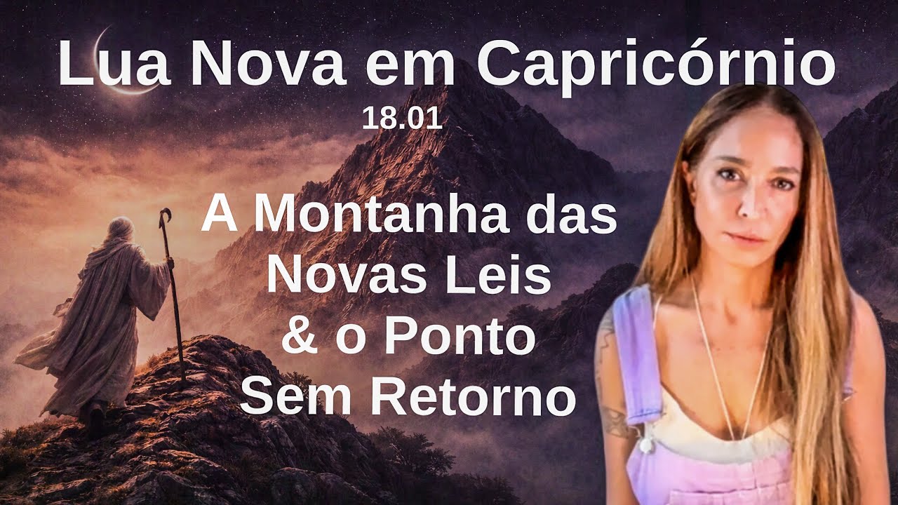 Lua Nova em Capricórnio: A Montanha das Novas Leis e o Ponto sem Retorno