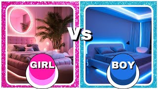 GIRL VS BOY...! CHOOSE ONE BUTTON TO REVEAL THE SURPRISE 💝💜 screenshot 1