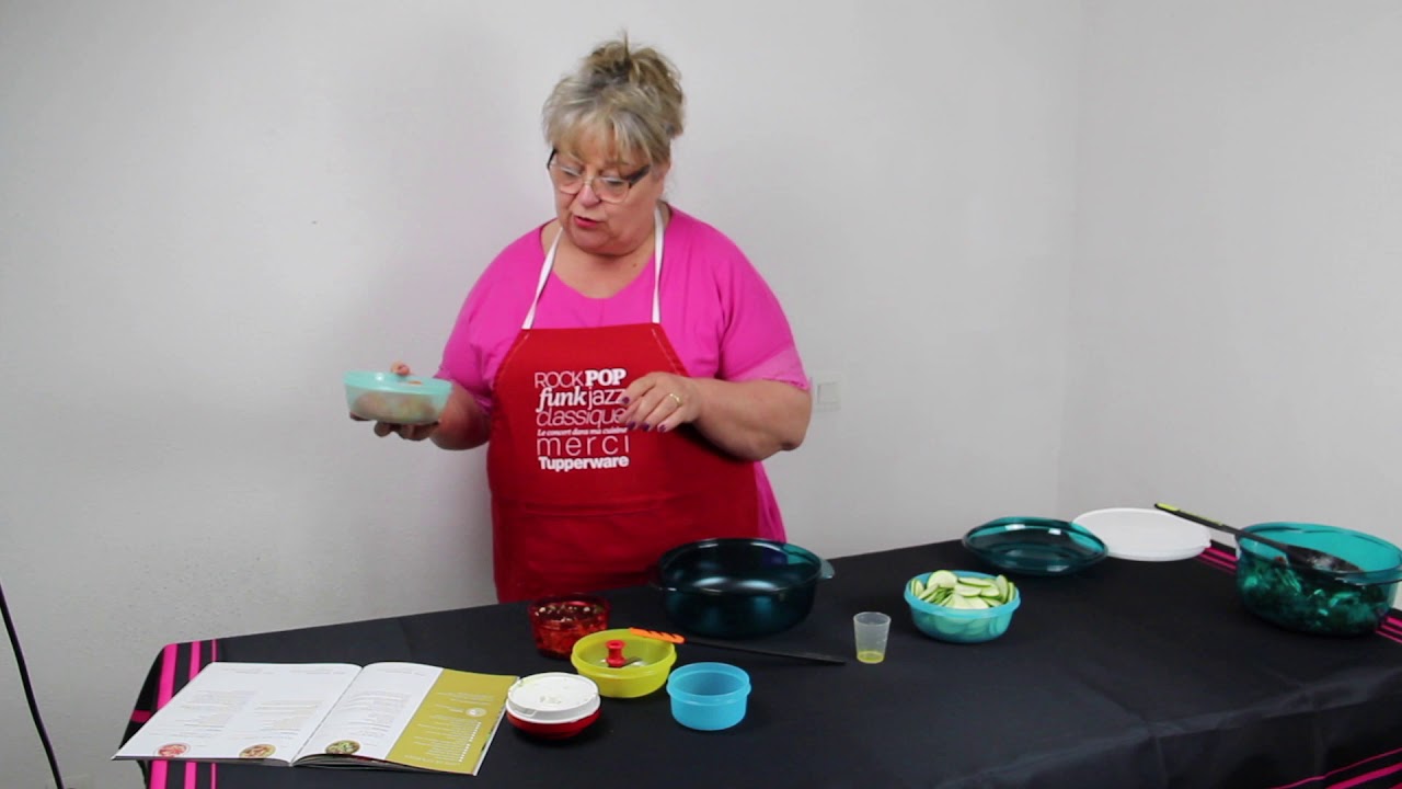 Menu complet avec le Micro 3 de Tupperware