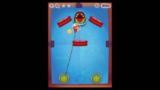 Cut the Rope: Experiments Level 2: Shooting the Candy 3 Stars Walkthrough screenshot 4