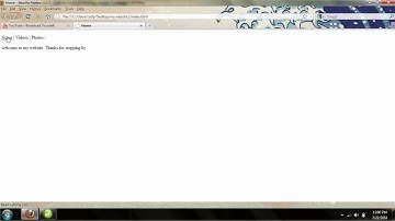 How to make a navigation bar in dreamweaver