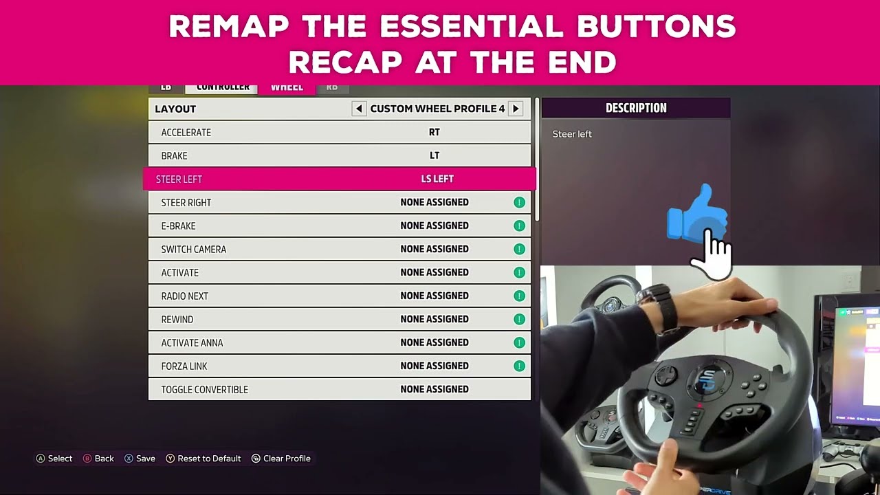 Tuto Comment Configurer Ton Volant Gaming GS850 X Sur Forza Horizon 5 Tuto Comment Configurer Ton Volant Gaming GS850 X Sur Forza Horizon 5