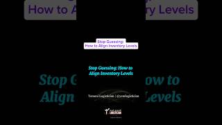 Stop Guessing: How to Align Inventory Levels #logistics #facts #supplychainsecrets #stockcontrol