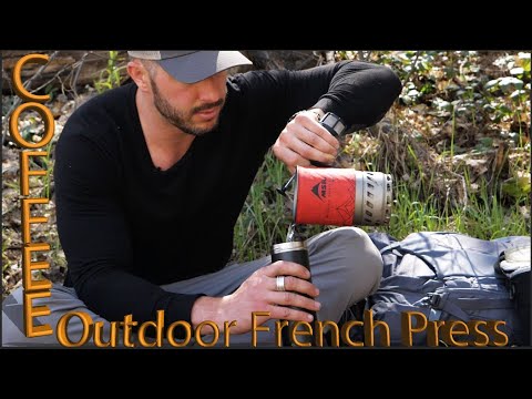 Easy French Press Coffee | On the go in the Outdoors