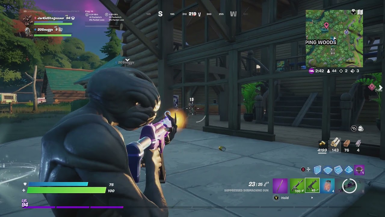 Ignite enemy players or enemy players structures - Fortnite