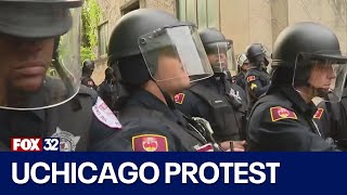 Police break up proPalestine encampment at the University of Chicago