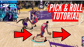 NBA 2k20 PICK AND ROLL TUTORIAL (TIPS & TRICKS FOR BEGINNERS)