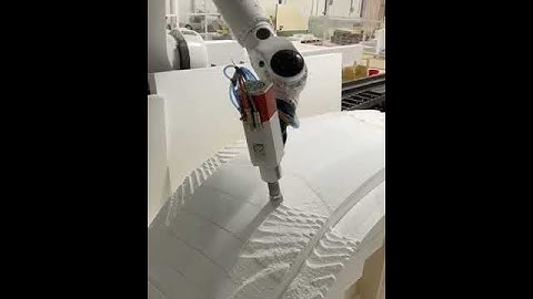 7-axis 3D robot CADCAM milling with HB3B/Blueflame3D technology SprutCAM powered