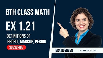 Definitions of Exercise 1.21 || 8th class || SNC || new syllabus