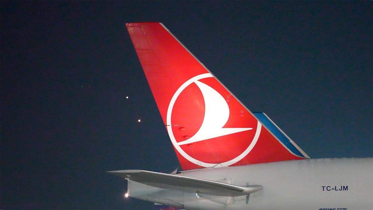 LOUD Startup Engines GE90 TURKISH CARGO