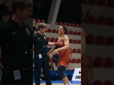 Back To Back U23 World Champion Nesrin Bas WrestleTirana