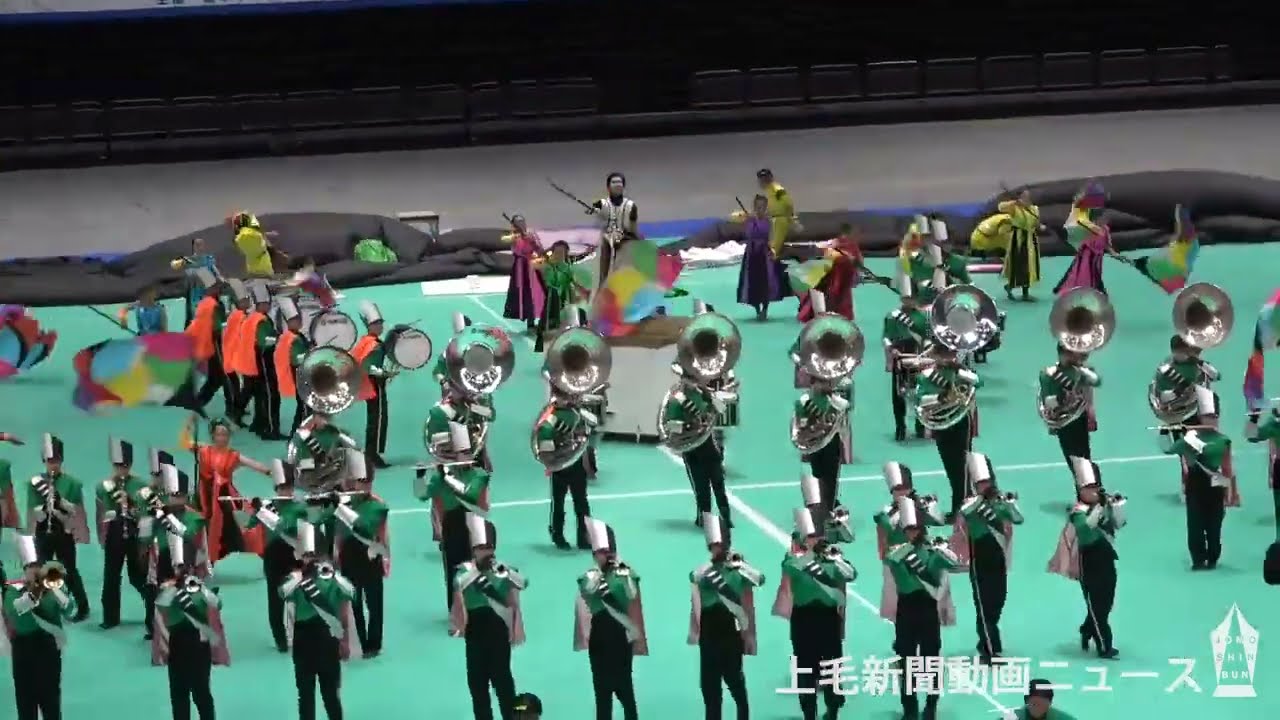 M協全国大会を前に2023》農大二高吹奏楽部のマーチング - YouTube