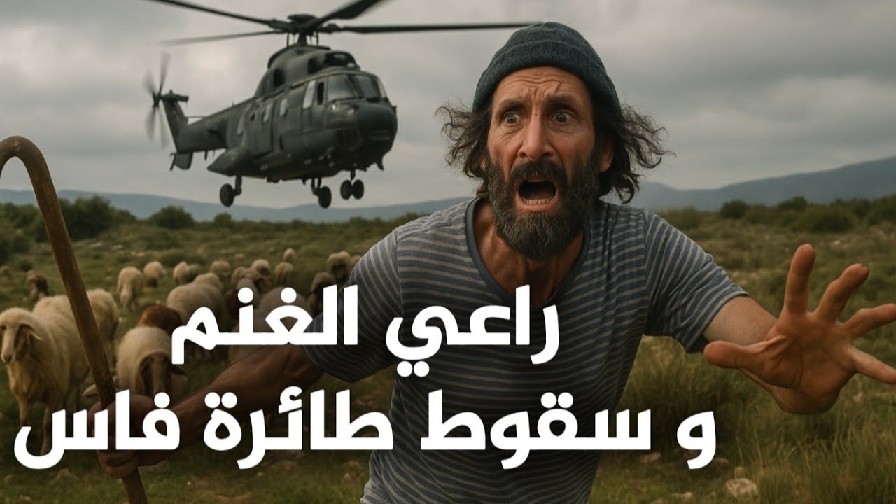 هادشي خطير من فاس : أول خروج إعلامي لراعي الغنم لي طاحت  عليه الطيارة بفاس .. يروي ما وقع حينها