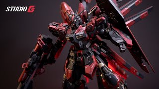 Customizing the KING of Gunpla | RG Hi-Nu Gundam | ASMR | Custom Build | 4K screenshot 2