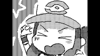 [Flipnote Hatena] Pokemon battle animation by ハサミ